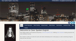 Desktop Screenshot of clearspokenenglish.com